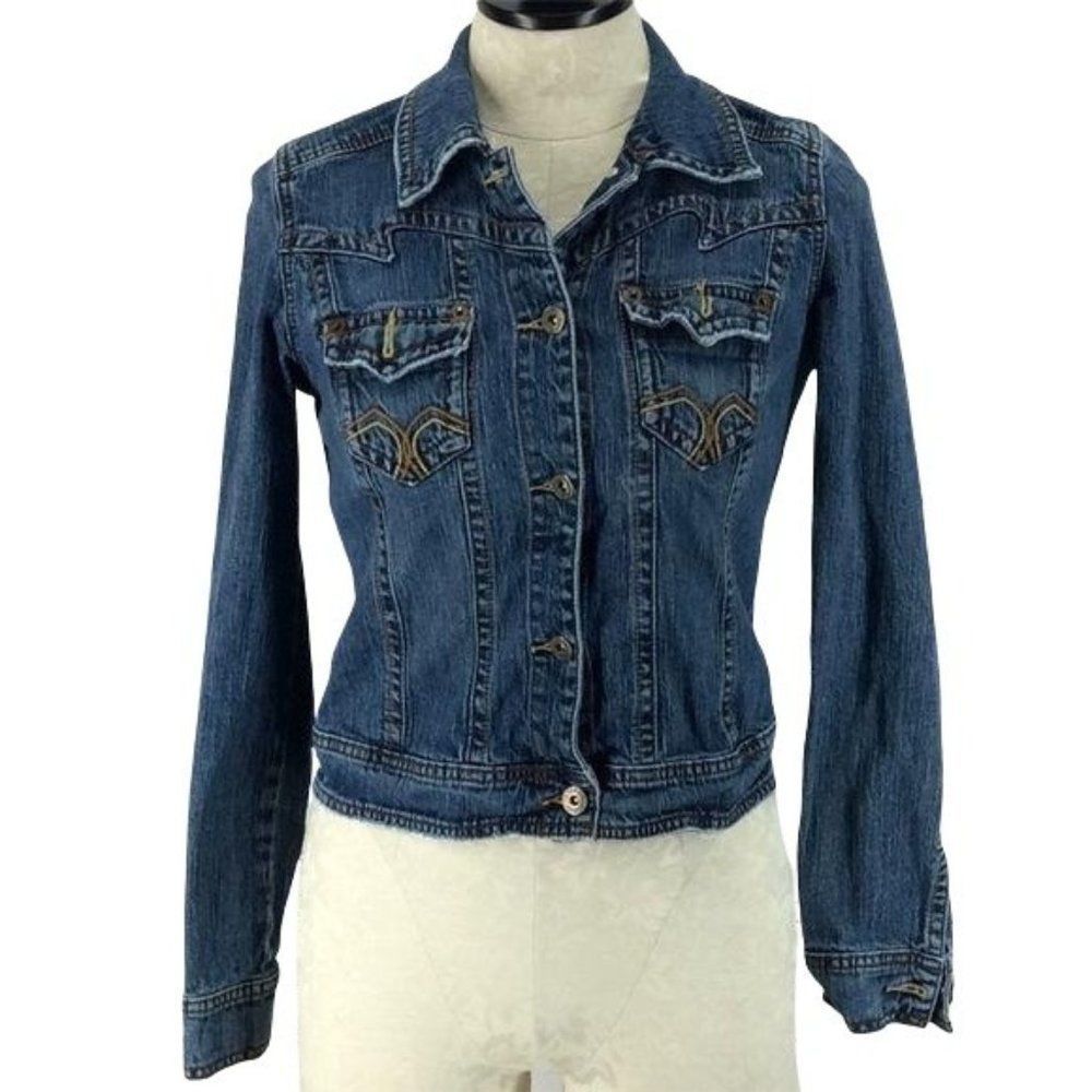 U.S. Polo Assn Embroidered Blue medium Jean Jacket